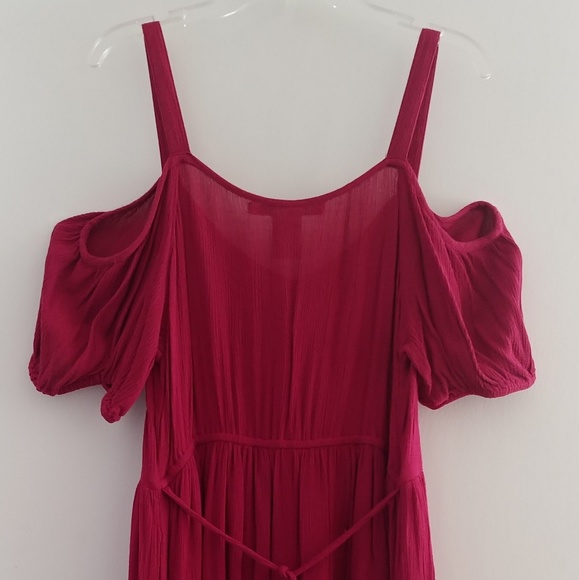 Red American Rag Off-Shoulder Dress NWoT - Picture 7 of 8